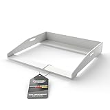Rundwerk® Wickelaufsatz [85x75x13,5cm] für IKEA Hemnes und 160cm Malm Kommoden - Kommodentiefe von 48-50,5cm - weiß - Sicher & Belastbar - Wickelbrett - Wickelkommodenaufsatz - Holz