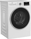 Beko B5WFU584135W Waschvollautomat, 8 kg, Waschmaschine, b300, Schleuderwahl 1400 U/min, SteamCure Dampffunktion, allergikergeeignet, AquaWave Schontrommel, Bluetooth-Steuerung, Weiß