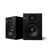 Cambridge Audio SX50 - Zwei kompakte, Passive, kabelgebundene Regallautsprecher für HiFi- oder Heimkinosysteme - Optimiert für einen gleichmäßigen Frequenzgang - Schwarz Matt