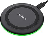 yootech Wireless Charger Kompatibel mit iPhone 15 14 13 12 11 Pro Max Mini, Kabelloses Ladegerät für iPhone SE 2022/XS MAX/XR/X/XR/8, Air Pods 3/Pro 2, 10W Max für Samsung S22/S21/S20/S10/Note 20/10