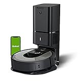 iRobot Roomba i7+ (i7556) Saugroboter, automatische Absaugstation, intelligente Raumerfassung, Zeitplanreinigung, 2 Multibodenbürsten, WLAN Staubsauger Roboter, App-Steuerung, Ideal für Tierhaare