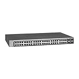 NETGEAR GS748T 48 Port Gigabit Ethernet LAN Switch Smart (Netzwerk Switch Managed mit 4x 1G SFP, Desktop oder 19 Zoll Rack-Montage, ProSAFE Lifetime-Garantie)
