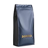 Doppio Filterkaffee gemahlen | Arabica Mischung | Vollautomat geeignet | French Press | Aroman von Schokolade Karamell & Mandel | Cremig | Italiano Cremoso | Kaffeebohnen | Intensität 2/4 |1000g