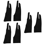COHEALI 12 STK Lackierhandschuhe Herrenhandschuhe Zeichenhandschuh aus Papier Handschuhe für Männer elastischer Zeichenhandschuh Handschuh für Künstler berühren Tablette Fingerhandschuhe