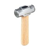 Vorschlaghammer, Mini Vorschlaghammer mit Stahlhammerkopf und Holz Kurzstiel, 0,5 kg Risshammer für Schlagen & Zuhause