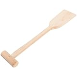 SEWACC Leichtes Holzpaddel mit Griff Robustes Holzruder für Kanus und Boote Ergonomisch Langlebig durch Verstärkte Verbindungen für Freizeit und Wettkampf Wasser