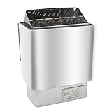 OUTFYT Wohn 6kW Heizungsherd Trockendampfspa Elektrische Mini -Sauna -Heizung Herd mit Controller, Hohe Temperaturen Widerstehen(SAB-60S)
