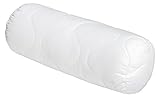 sleepling Nackenrolle 15x40 cm, Kopfkissen, Zierkissen, Sofakissen, Allergiker Kissenrolle, waschbar, Made in EU, Ökotex, Schlafrolle 15 x 40, Komfort 100