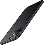 TORRAS Ultra Dünn für iPhone 12 Mini Hülle (mit 2 Schutzglas) Unzerbrechlich Schutz, Exzellente Samtiger Griff,Stoßfest Kratzfeste Handyhülle iPhone 12 Mini Schutzhülle Case Schwarz