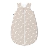 Julius Zöllner Baby Sommerschlafsack aus 100Prozent Jersey Baumwolle, Größe 74 , Standard 100 by OEKO-TEX, Twiggy
