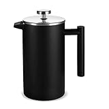 CURZLERH Edelstahl Französisch Presse Kaffeekanne Filter Druck Moka Kaffee Percolator Druck Topf Kaffee Maker Teekanne /125