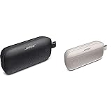 Bose SoundLink Flex Bluetooth Speaker–kabelloser, wasserdichter, tragbarer Outdoor-Lautsprecher–Schwarz + Flex Bluetooth Speaker–kabelloser, wasserdichter, tragbarer Outdoor-Lautsprecher–Weiß