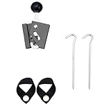 YiNLuax Haltbarkeit Windschutz Zeltstangen Stabilisatoren Antislip Aluminiumlegierungen Zeltpfahl Für Zuverlässigkeit Outdoor Shelter Windschutz Campingausrüstung Zubehör
