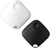 2 Stück GPS Schlüsselfinder Bluetooth 5.2, Smart Tag GPS Tracker für Android & iOS, Schlüsselfinder Schlüsselanhänger für Schlüssel, Geldbörse, Tasche, Haustier, Koffer, 15m Bidirektionalem Tracking