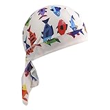 Generisch Kopfschal Bandana - Sonnenschutz Schädelmütze Mit UV-Schutz - Modeaccessoire Piraten-Kopfwrap Für Damen Herren Outdoor