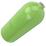 DIDEEP Tauchflasche mit 3 L Fassungsvermögen, Kleine Sauerstoffflasche für Wasserrettungstauchen, Besichtigungen, Ersatzluftquelle (Grün)