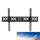 TV Wandhalterung, Wandhalterung Für Fernseher, TV Monitor Halterung Mit Höhenverstellung & Schwenkbar, Schlankes Modernes Design Für Flache Gebogene Bildschirme Im Wohnzimmer Schlafzimmer Hotelbereich