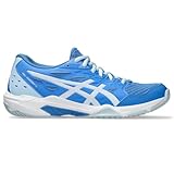 ASICS Damen Gel-Rocket 11 Sneaker, Blaue KÜSTE/Weiss, 39 EU