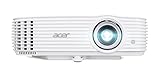 Acer H6830BD DLP Projector (4K UHD (3,840 x 2,160 Pixels) 4,000 ANSI Lumens, 10,000:1 Contrast, 3D, Keystone, 1x 10 Watt Speaker, HDMI (HDCP)) White, Home Cinema