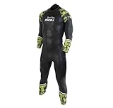 ZAOSU Herren Neoprenanzug Z-Training | Openwater Wetsuit für Einsteiger und Profis im Freiwasser-Schwimmen und Triathlon, Farbe:neongrün, Größe:ML