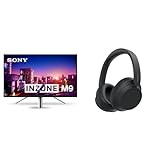 Sony INZONE M9 27 Zoll Gaming Monitor: 4K 144Hz 1ms Full Array Local Dimming HDMI 2.1 VRR 2022 Modell & WH-CH720N Kabelloser Bluetooth-Kopfhörer mit Noise Cancelling - Schwarz