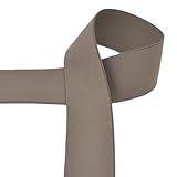 Die Stofftante Gummiband 40 mm breit | farbig | ab 1 m | Meterware (taupe)