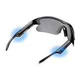 OBEST Smart Audio Sonnenbrille, 5.2 Bluetooth Drahtlose Smart Brille, Offene Kopfhörer, UV-Schutz, Sprachnavigation, Passend für Outdoor-Sportarten, Laufen und Radfahren