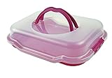 Gies Partybutler mit Tragegriff, 38 x 28 x 9,5 cm BPA-frei rot - Made in Germany
