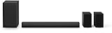 LG DS40TR 4.1 Soundbar (400W) mit kabellosem Subwoofer, HDMI und Bluetooth, WowCast-kompatibel, Heimkino-Soundsystem, schlankes Design, Schwarz [2024]