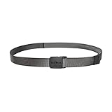 Tatonka Geldgürtel Travel Waistbelt 30mm - Reisegürtel mit verstecktem Geldfach an der Innenseite - 130 cm lang / 3 cm breit (titan grey)