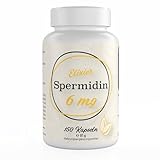 Spermidin 6 mg pro 1 Kapsel | Spermidin Kapseln hochdosiert für 150 Tage, vegan, glutenfrei, GMO frei | laborgeprüfte Qualität aus Österreich - 91 Gramm
