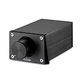 Nobsound High Precision Passive Preamp Volume Controller VOL Control HiFi-Vorverstärker ALPS (RCA&HiFi Version, Black)