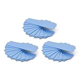 ADWITS 36er Pack Sortierte Dicke 0,5 1,0 1,5 mm Wärmeleitende Silikonpads mit 6,0 W/mk Wärmeleitfähigkeit, Soft Safe Einfach anzuwenden für SSD-CPU-GPU-LED-IC-Chipsatzkühlung -Blau