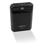 ANSMANN Mini Powerbank 10.000 mAh & 2,1 A Ausgang - Kleine Power Bank mit 2 USB Ports & LED Statusanzeige - Ladegerät für Smartphones, kabellose Kopfhörer, Tablets, Kindle, UVM.