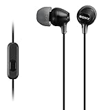 Sony MDR-EX15AP In-Ear-Kopfhörer (mit Headsetfunktion, integriertes Mikrofon) schwarz