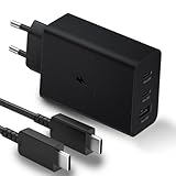 65W USB C Schnellladegerät für Samsung Galaxy S25 Ultra,S25+,S24 Ultra,S24+,S23 Ultra,A56,A36,Tab 10/S9+ /Ultra,Ladegerät USB C mit 100W Schnellladekabel für Samsung Galaxy Book 3 4 Pro/360/Ultra