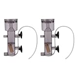 Remingtape 2X 600L / H Mini Aquarium See Fisch Korallen Tank Innen AufhäNgung für Luft Betriebenen Ei AbschäUmer mit Luft SchläUchen