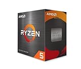 AMD RYZEN ™ 5 5600T 6 Kerne/12 Threads ungedrosselt, Zen 4 Architektur, 35 MB Cache, 65 W TDP, bis zu 4,5 GHz Boost-Frequenz, Sockel AM4, mit Wraith Stealth Lüfter