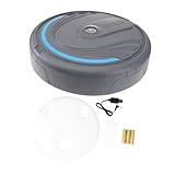 Hemobllo Simulierter Kehrroboter Bodenwischroboter Roboter Wischmaschine Wiederaufladbare Kehrmaschine Kinderspielzeug Rollenspiel Wischroboter Simulieren Black