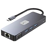 Docking Station - Dockingstation mit 11 USB-C-Anschlüssen, ideal für die Erweiterung der Konnektivität und einfaches Laden mehrerer Geräte.