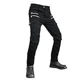 Stilvolle Und Bequeme Motorradhose Herren Mit Protektoren - Motorrad Jeans Herren In Camouflage, Starke ElastizitäT, Leicht Zu Reinigen, QualitäTsgarantie - Motorrad ZubehöR & Motorrad Hosen Herren(Bl