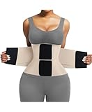 FeelinGirl Damen Waist Trainer Korsett Taillenformer Gürtel Bauchweg Shaper Trimmer Bauchgürtel Bauchkontrolle Shapewear Formender Körperformer mit Dreifachumwicklung für Frauen