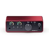 Focusrite Scarlett Solo 4. Gen USB-Audio-Interface für Gitarristen, Sänger und Produzenten — Aufnahmen in HiFi-Studioqualität sowie sämtliche Software, die Sie zur Aufnahme benötigen