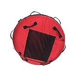 kowaku Hochsichtbare Boje Trainingsboje mit 10 Schlaufengriffen Float Signal Diving Float für Freitauchausrüstung, Rot