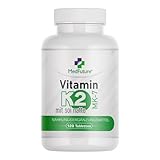 Vitamin K2 MK-7 100mcg 120 Tabletten natürlich von NATTO Starke Knochen Gelenke Muskeln