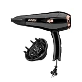 BaByliss Cordkeeper 2000 Ionic-Haartrockner D373E, einzigartige Kabeleinzugsfunktion Im Griff, 2000 Watt schwarz