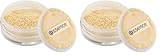 essence BANANA LOOSE POWDER, Gelb, mattierend, fixierend, farbkorrigierend, transluzent, matt, vegan, ölfrei, ohne Parfüm, ohne Alkohol, 2er Pack (6g)