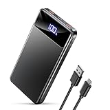 Power Bank 12000mAh Fast Charging, Portable Charger PD22.5W, PD3.0 QC4.0 USB-C/USB-A Output, Phone Battery Pack for iPhone 16 15 14 13 Plus Pro Max Mini, Glaxy