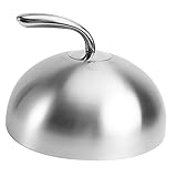 PartyKindom 1Stück Steak Abdeckung Öldichter Lebensmittel Deckel Für Restaurantbedarf Runde Speisenhaube Fliegenschutz Für Teppanyaki Und Grillgerichte