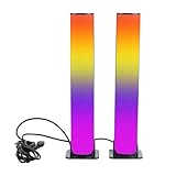 Generisch RGB Monitor Light | Smart Decorative USB Powered Ambient Lamp | Stylish Table Decoration TV Backlight | App Control Farbwechselnde Lampe Synchronisierung mit Musik für Film, Sammeln, Dating